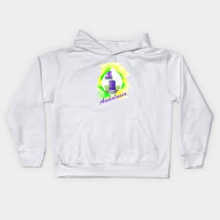 Andalusian Lavender and Lemons Doorway Kids Hoodie